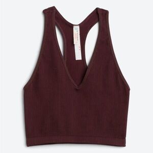 FP Movement by Free People Cropped Free Throw Ribbed Tank Top